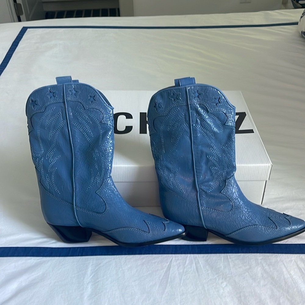 Schutz cowboy boots